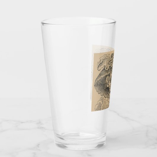 Dapper Skeleton (Calavera Catrina) (Eleganter Schä Glas (Rechts)