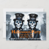 Dapper Spirits & Fogbound Fright Einladung (Vorderseite)