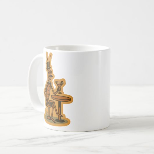 Dapper-Stick-Insekt-Tasse Kaffeetasse (Vorderseite Links)