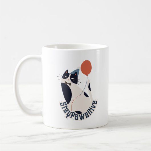 Dapper Tuxedo Cat Celebration Coffee & Tea Mug Kaffeetasse (Links)