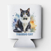 Dapper Tuxedo Cat Dosenkühler (Rückseite)