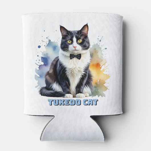 Dapper Tuxedo Cat Dosenkühler (Rückseite)