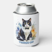 Dapper Tuxedo Cat Dosenkühler (Kanne Rückseite)