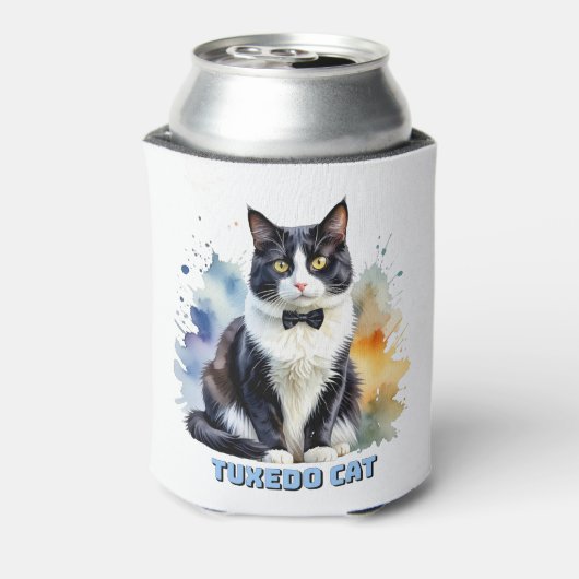 Dapper Tuxedo Cat Dosenkühler (Kanne Rückseite)