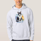 Dapper Tuxedo Cat Hoodie (Vorderseite)