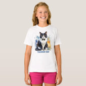 Dapper Tuxedo Cat T-Shirt (Vorne ganz)
