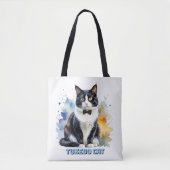 Dapper Tuxedo Cat Tasche (Vorderseite)