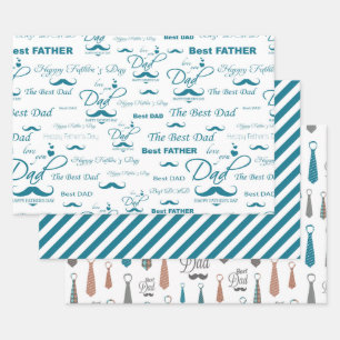 Dapper Vater Geschenkwrap Geschenkpapier Set