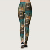 Dapper Viktorianisch Fox Leggings (Rückseite)