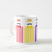 Dappers Kaffee-Getränk-Tasse Kaffeetasse (Vorderseite Links)