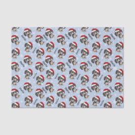 Dapple Dackel Weihnachts-Individuelle Name Niedlic Seidenpapier