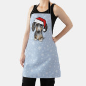 Dapple Dackel Weihnachtsfeiertag Schürze (InSitu)