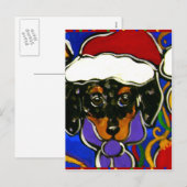 Dapple Doxie Weihnachten (Vorne/Hinten)