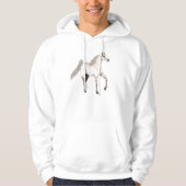 Dapple grauen arabischen PferdeHoodie Hoodie (Vorderseite)