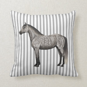 DAPPLE GRAY HORSE PILLOW KISSEN