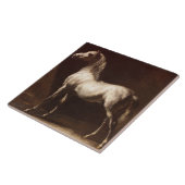 Dapple Gray Horse (von Théodore Géricault) Fliese (Seite)