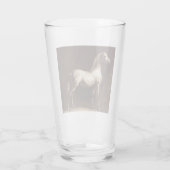 Dapple Gray Horse (von Théodore Géricault) Glas (Rückseite)