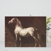 Dapple Gray Horse (von Théodore Géricault) Karte (Stehend Vorderseite)