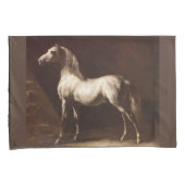 Dapple Gray Horse (von Théodore Géricault) Kissenbezug (Vorderseite-Rechts)