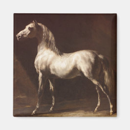 Dapple Gray Horse (von Théodore Géricault) Magnet