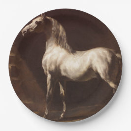 Dapple Gray Horse (von Théodore Géricault) Pappteller