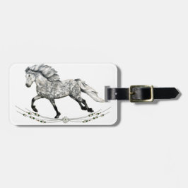Dapple Gray Icelandic Mare Grá Gepäckanhänger