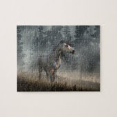 Dapple Gray War Horse Puzzle (Horizontal)