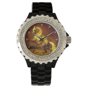 DAPPLED GRAY HORSE ARMBANDUHR