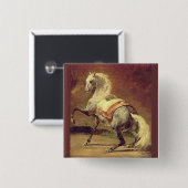 DAPPLED GRAY HORSE BUTTON (Vorne & Hinten)