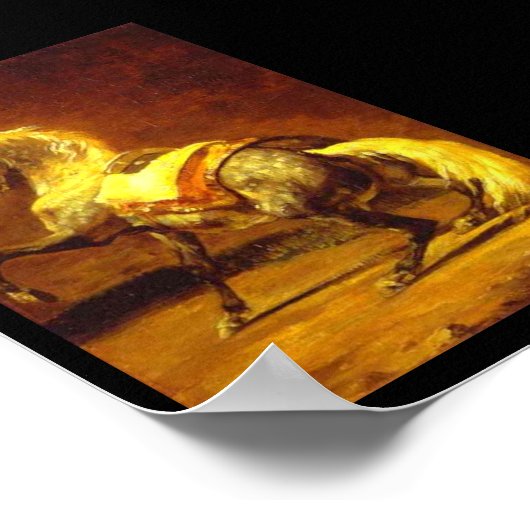 DAPPLED GRAY HORSE POSTER (Ecke)