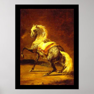 DAPPLED GRAY HORSE POSTER