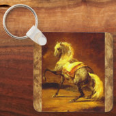 DAPPLED GRAY HORSE SCHLÜSSELANHÄNGER (Vorderseite)