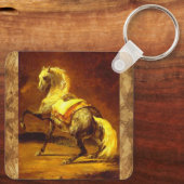 DAPPLED GRAY HORSE SCHLÜSSELANHÄNGER (Rückseite)