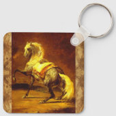 DAPPLED GRAY HORSE SCHLÜSSELANHÄNGER (Rückseite)