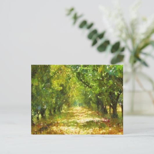 Dappled Light of Day Dreams Tremola Art Collection Postkarte (Stehend Vorderseite)