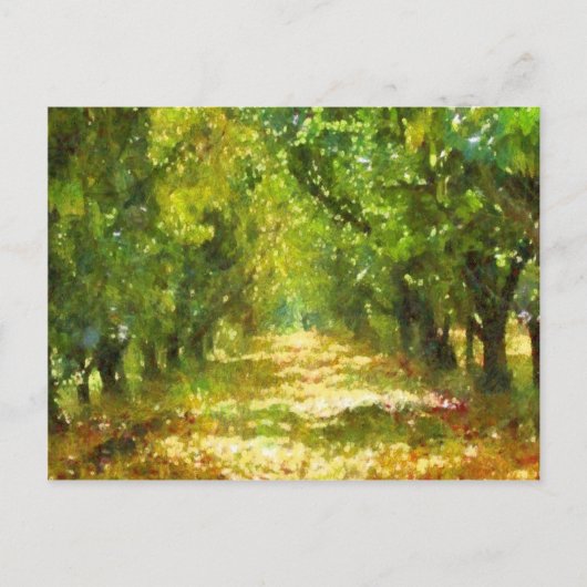 Dappled Light of Day Dreams Tremola Art Collection Postkarte (Vorderseite)