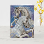 DAPPLED PFERDanmerkungs-Karte Karte (Gelbe Blume)