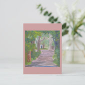 Dappled Shade Drive Postkarte (Stehend Vorderseite)