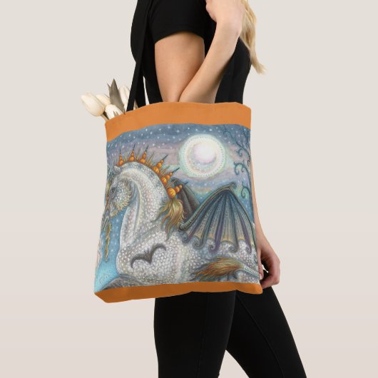 DAPPY GOTH UNICORN, HALLOWEEN HORSE TOTE BAG TASCHE (Von Nahem)