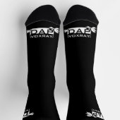 DapVoxray_Logo_Palms schwarze Socken (Oben)
