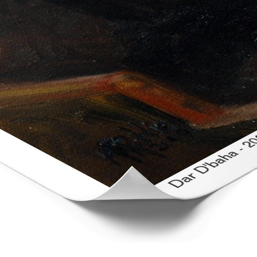 Dar D'baha (die Bäckerei) Poster (Ecke)