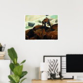 Dar D'baha (die Bäckerei) Poster (Heimbüro)