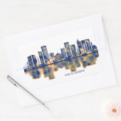Dar es Salaam Skyline Rechteckiger Aufkleber (Umschlag)