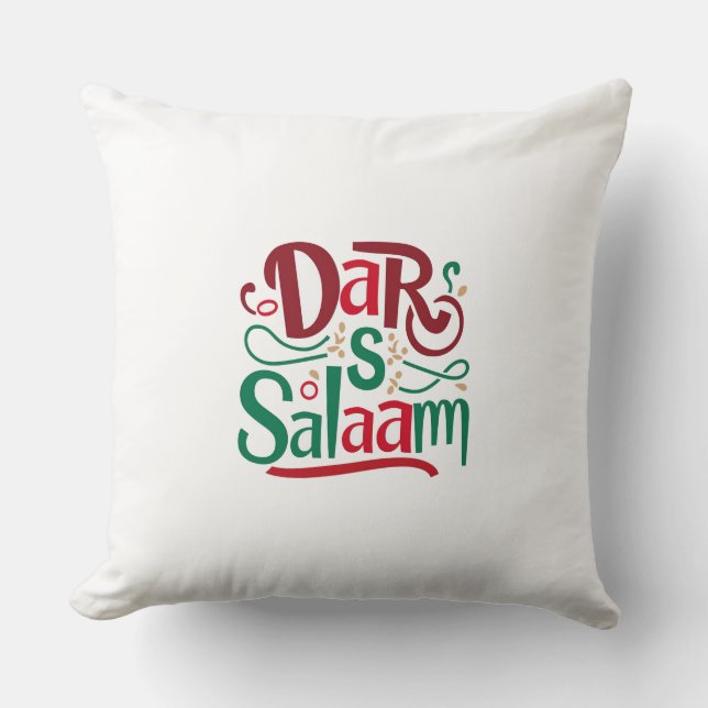 Dar es salaam Throw Kissen (Vorderseite)