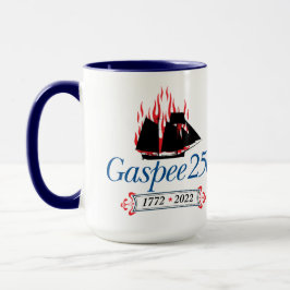 DAR Gaspee250 Italic-Logo auf der Kaffee-Tasse Tasse