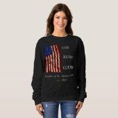 DAR-Motto (Töchter der amerikanischen Revolution) Sweatshirt (Vorne ganz)