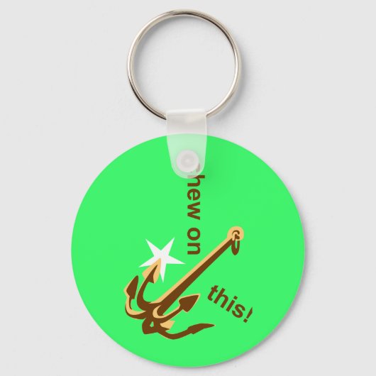 Darauf kauen schlüsselanhänger (Vorderseite)