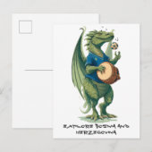 Darbuka Dragon Midfielder Feiertagspostkarte (Vorne/Hinten)