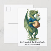 Darbuka Dragon Midfielder Postkarte (Vorne/Hinten)