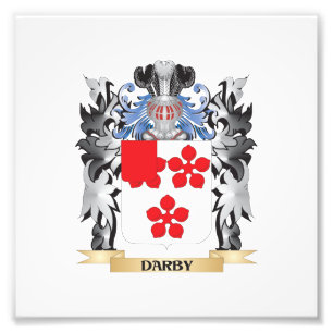 Darby Coat of Arms - Familienwappen Fotodruck